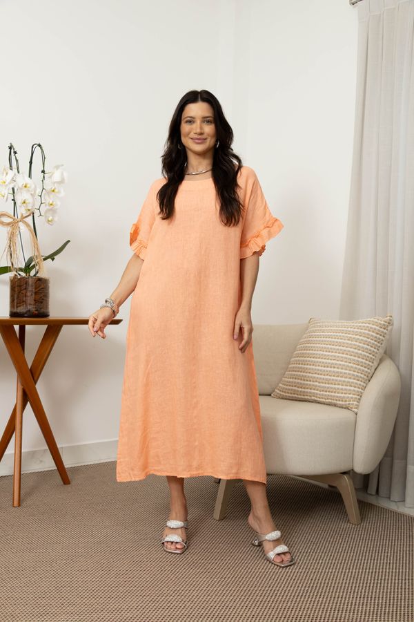 TUNICA OLINDA SALMAO - Loja Linho Italiano