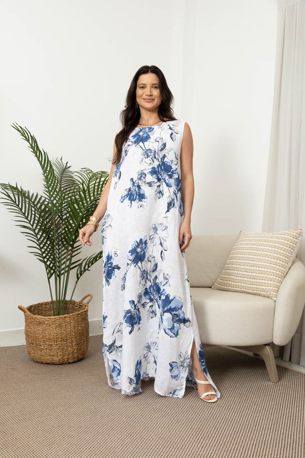 VESTIDO CRISTALINA BRANCO - Loja Linho Italiano