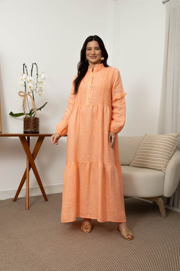 VESTIDO FORTALEZA SALMAO - Loja Linho Italiano