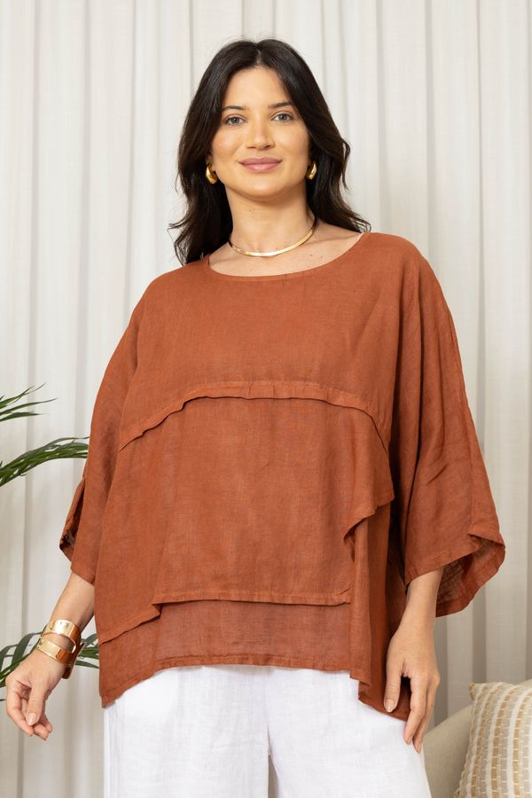 BATA LOUISE TERRA COTA - Loja Linho Italiano