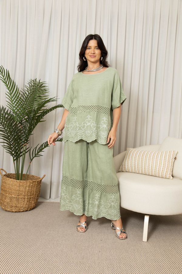 BATA MARA CJ MENTA - Loja Linho Italiano