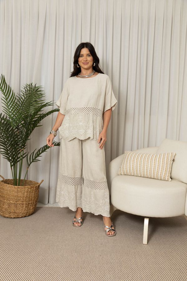 BATA MARA CJ BEGE - Loja Linho Italiano