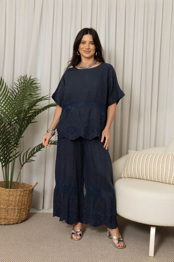 BATA MARA CJ MARINHO - Loja Linho Italiano