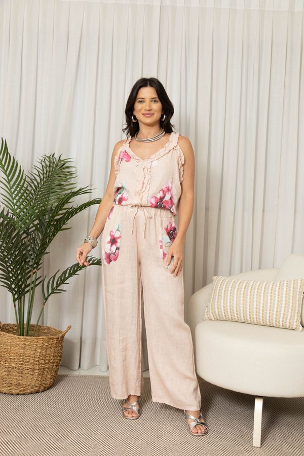 REGATA ONARA CJ ROSE - Loja Linho Italiano