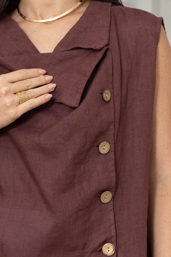 MAX REGATA IVY BORDO - Loja Linho Italiano