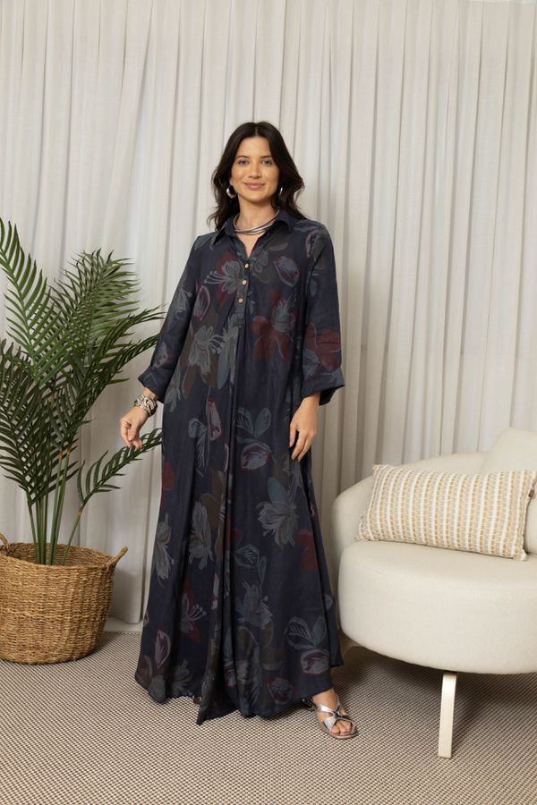 VESTIDO CARLA MARINHO - Loja Linho Italiano