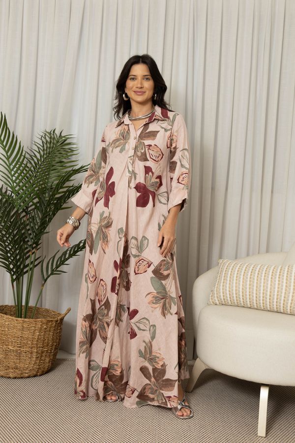 VESTIDO CARLA ROSE - Loja Linho Italiano