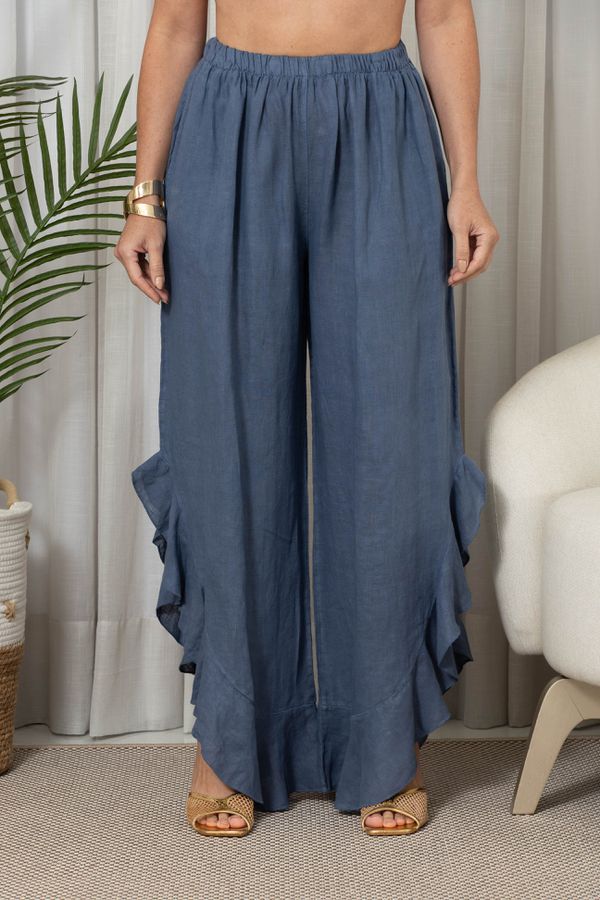 CALÇA EDNA JEANS - Loja Linho Italiano