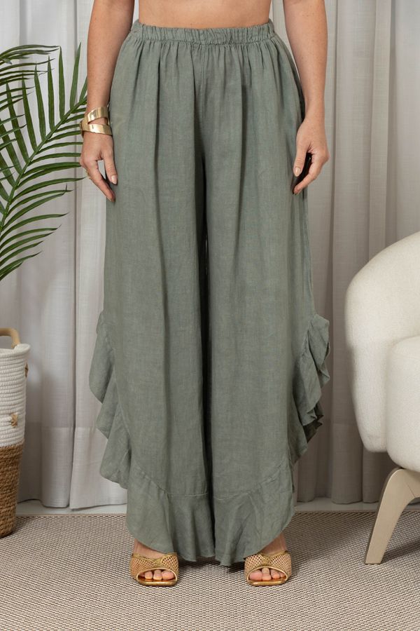 CALÇA EDNA MENTA - Loja Linho Italiano