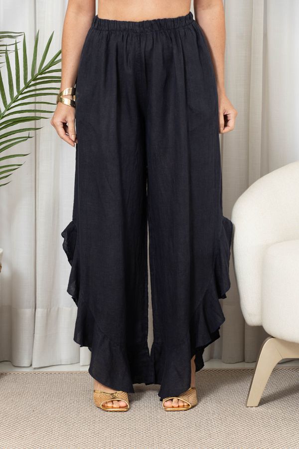 CALÇA EDNA MARINHO - Loja Linho Italiano