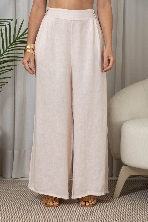 CALÇA DAPHNE ROSA BEBÊ - Loja Linho Italiano