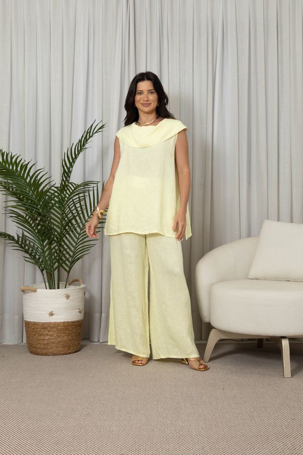 REGATA DAPHNE MANTEIGA - Loja Linho Italiano