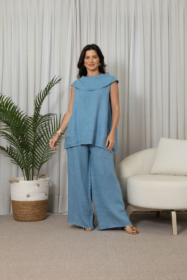 REGATA DAPHNE JEANS - Loja Linho Italiano