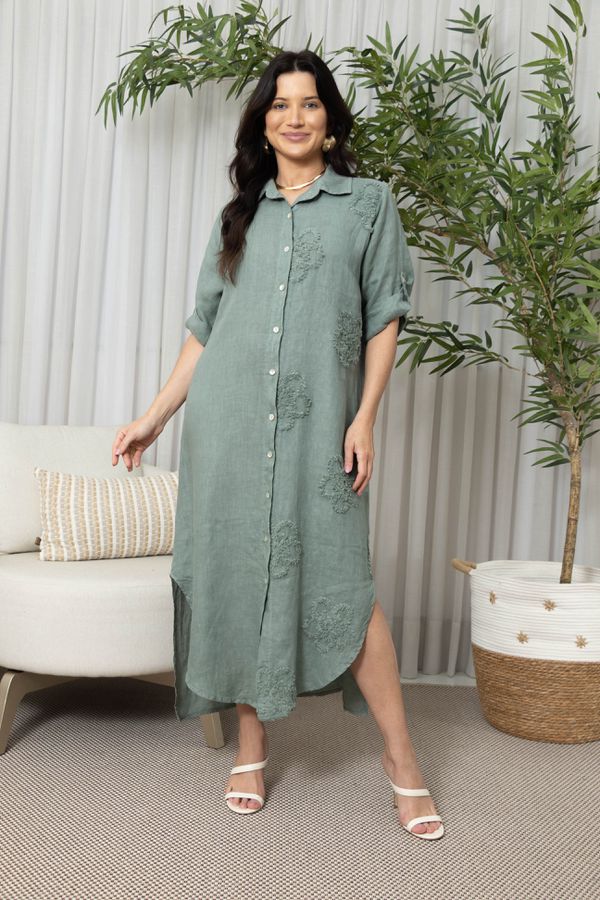 CHEMISE APRILIA MENTA - Loja Linho Italiano