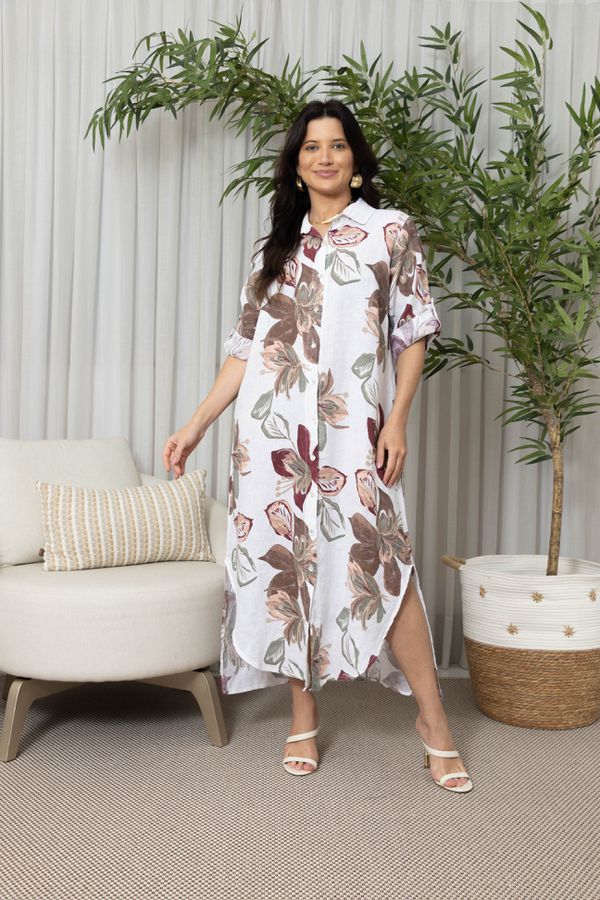 CHEMISE BARI BRANCO - Loja Linho Italiano