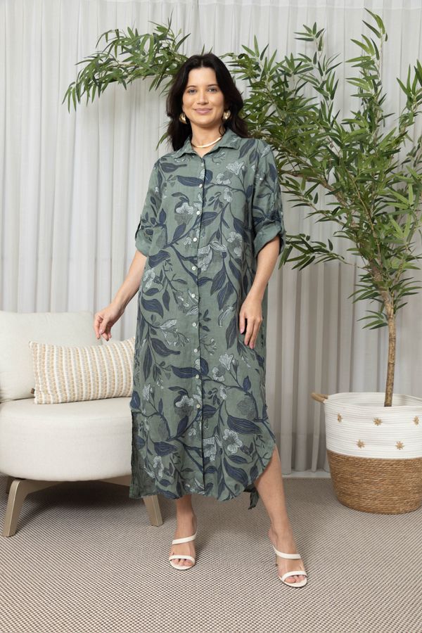 CHEMISE PALERMO MILITAR - Loja Linho Italiano