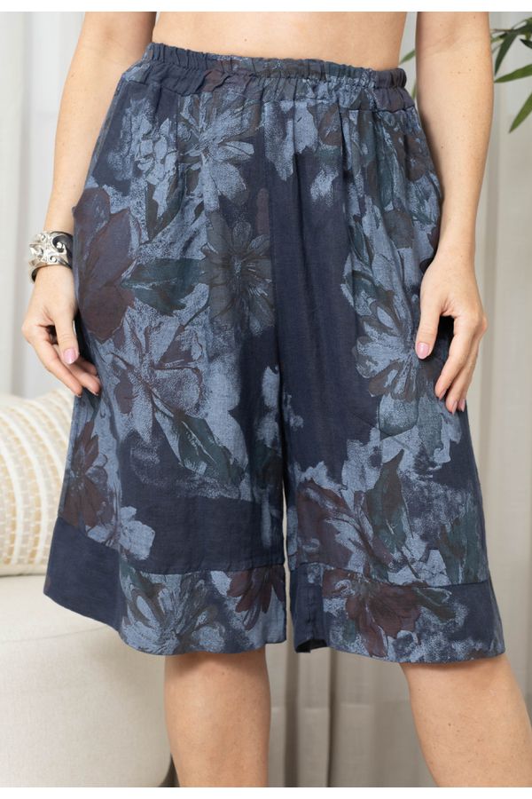 BERMUDA KAREN CJ MARINHO - Loja Linho Italiano