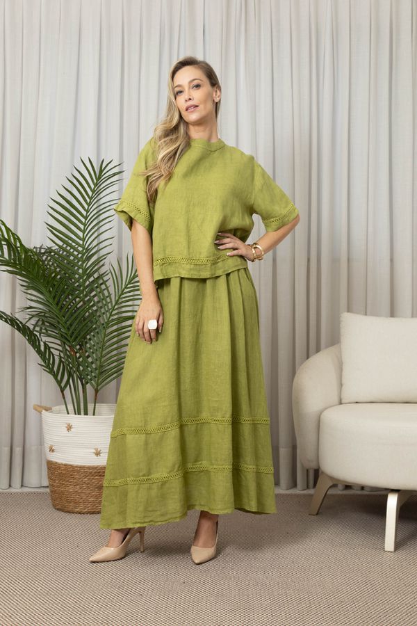 BATA AMORE CJ PISTACHE - Loja Linho Italiano