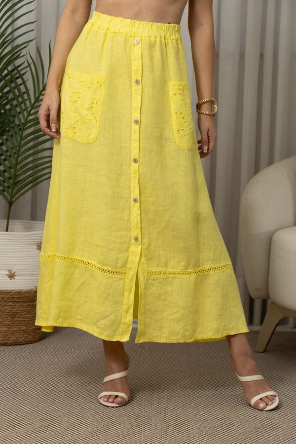 SAIA CARLA CJ AMARELO - Loja Linho Italiano