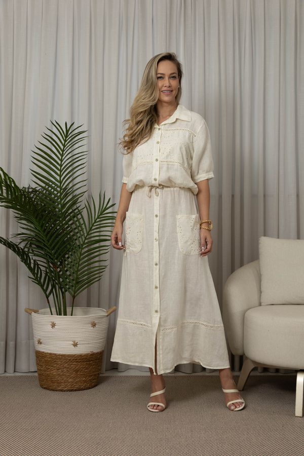 PARKA CARLA CJ OFF - Loja Linho Italiano