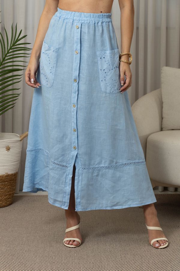 SAIA CARLA CJ AZUL BEBE - Loja Linho Italiano