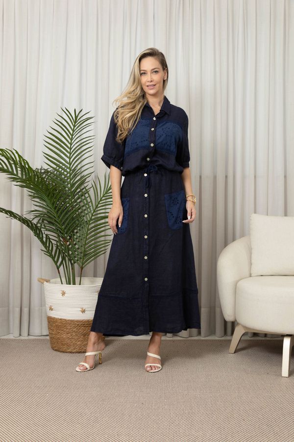 PARKA CARLA CJ MARINHO - Loja Linho Italiano