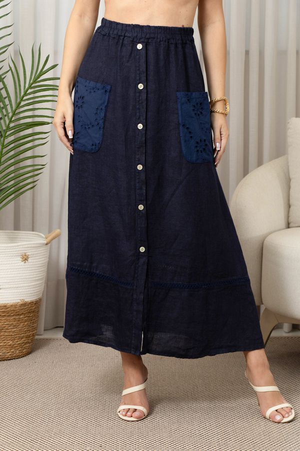 SAIA CARLA CJ MARINHO - Loja Linho Italiano