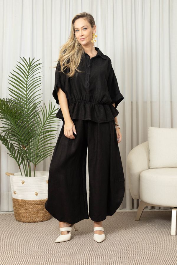 BATA GEOVANA CJ PRETO - Loja Linho Italiano