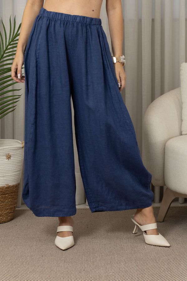 CALÇA GEOVANA CJ JEANS ESCURO - Loja Linho Italiano