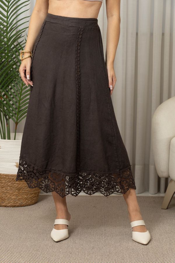 SAIA KATIA MARROM - Loja Linho Italiano