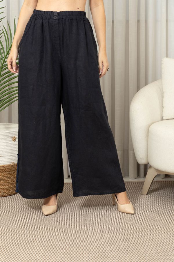 CALÇA SOL CJ MARINHO - Loja Linho Italiano