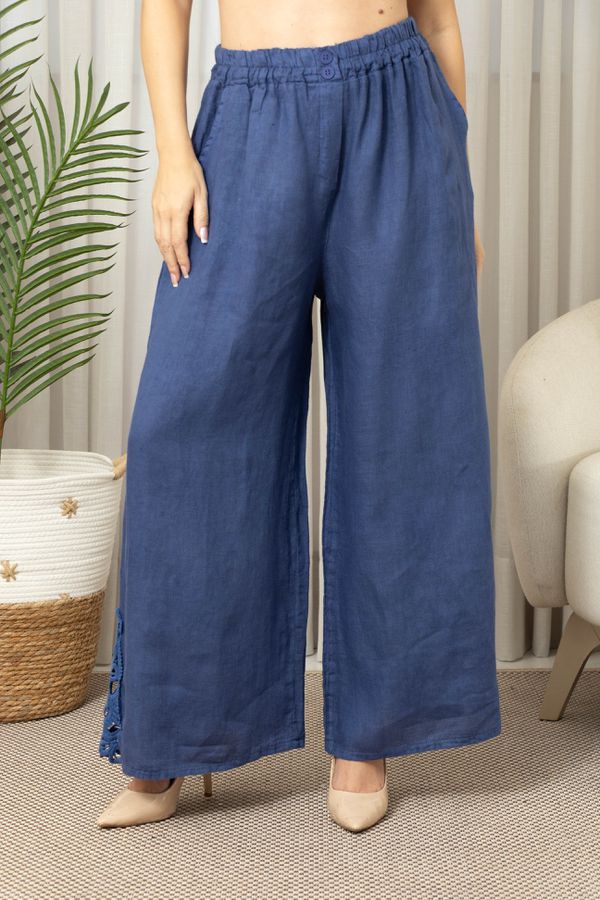 CALÇA SOL CJ JEANS ESCURO - Loja Linho Italiano