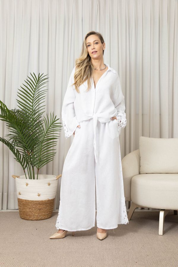 CAMISA SOL CJ BRANCO - Loja Linho Italiano