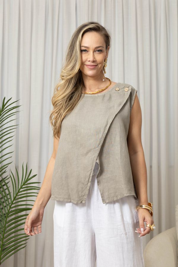 REGATA CAMILA FENDI - Loja Linho Italiano