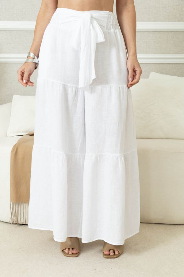 CALÇA DEISEMAR BRANCO - Loja Linho Italiano