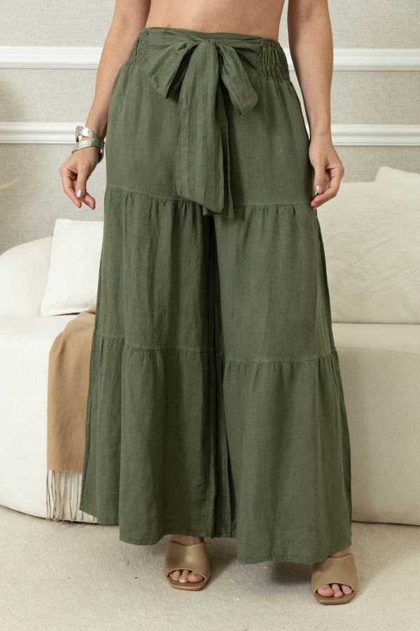 CALÇA DEISEMAR MILITAR - Loja Linho Italiano