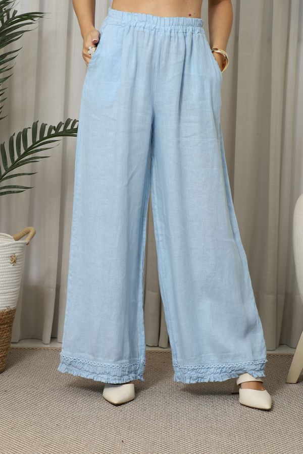 CALÇA DIVINA CJ AZUL BEBE - Loja Linho Italiano