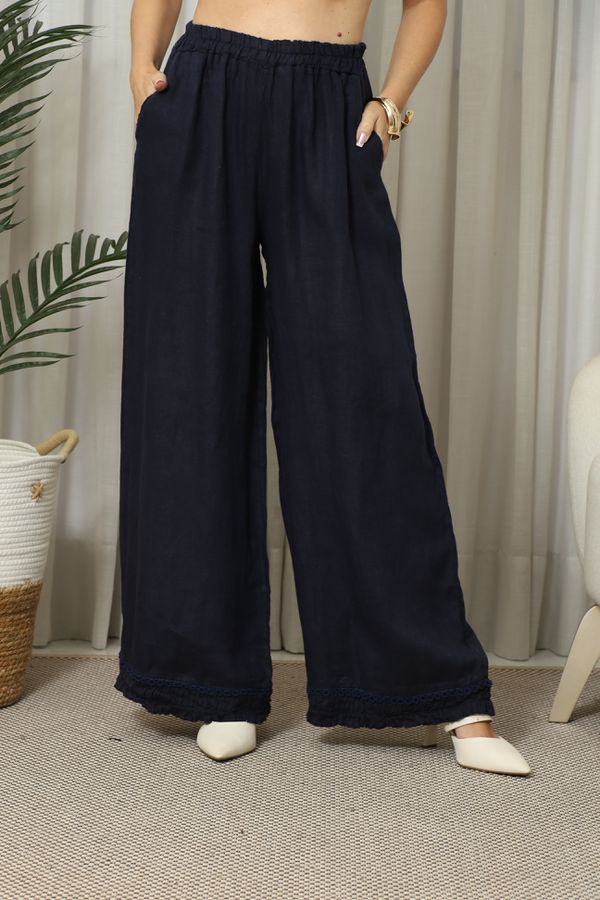 CALÇA DIVINA CJ MARINHO - Loja Linho Italiano