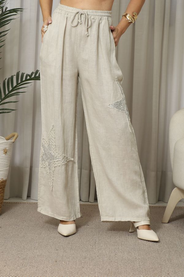 CALÇA STAR CJ BEGE - Loja Linho Italiano