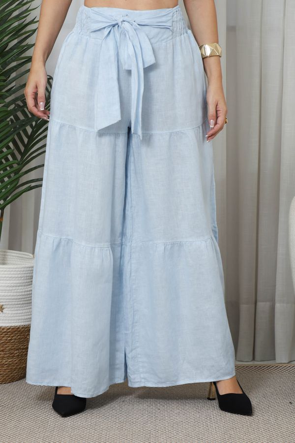 CALÇA DEISEMAR AZUL BEBE - Loja Linho Italiano