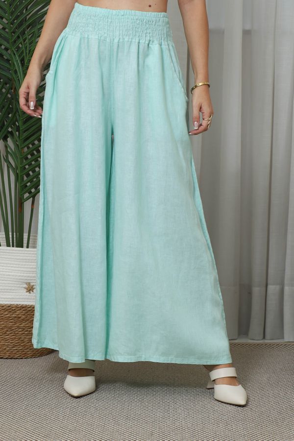 CALÇA DUDA VERDE AGUA - Loja Linho Italiano