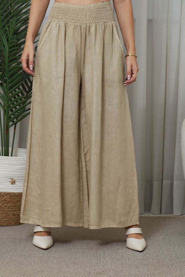 CALÇA DUDA CARAMELO - Loja Linho Italiano