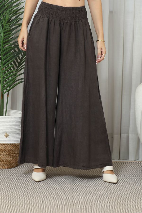 CALÇA DUDA CHOCOLATE - Loja Linho Italiano