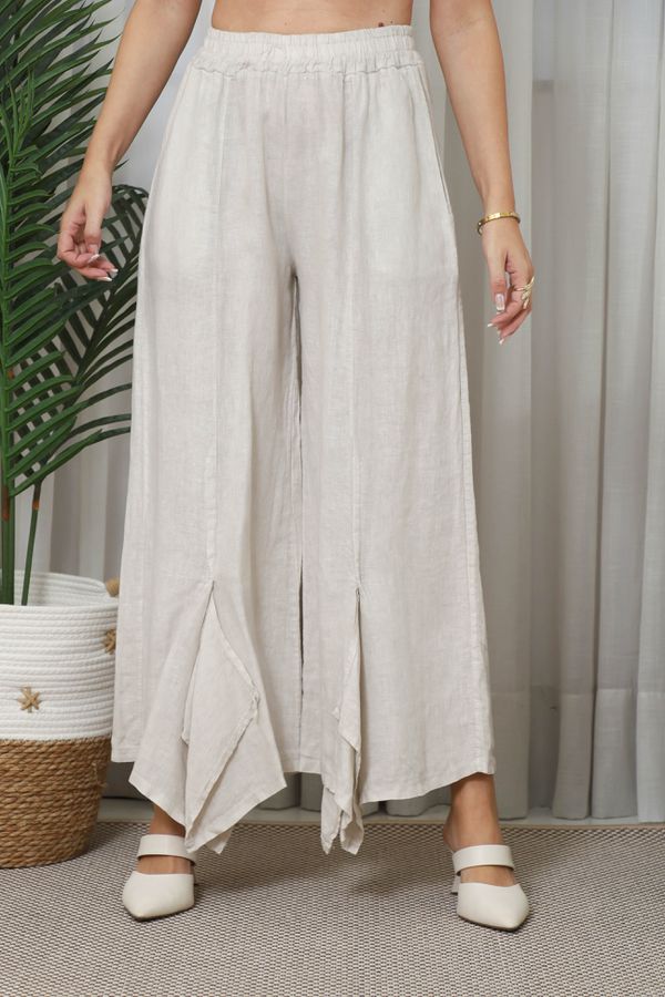 CALÇA PERFEIÇÃO BEGE - Loja Linho Italiano