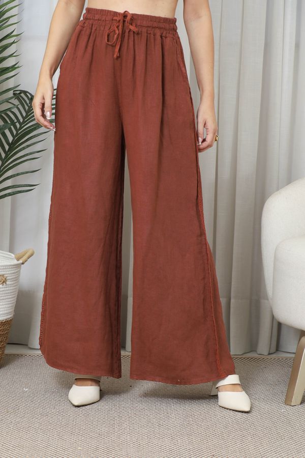 CALÇA LICA CJ MARROM - Loja Linho Italiano