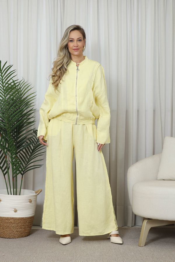 JAQUETA LICA CJ MANTEIGA - Loja Linho Italiano