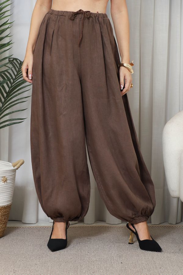 CALÇA VELMA CJ CHOCOLATE - Loja Linho Italiano