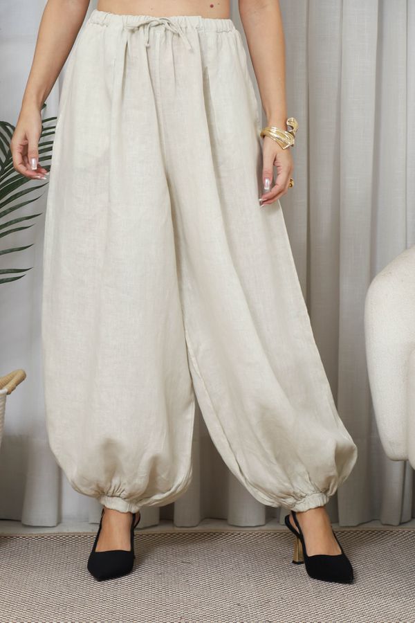 CALÇA VELMA CJ BEGE - Loja Linho Italiano