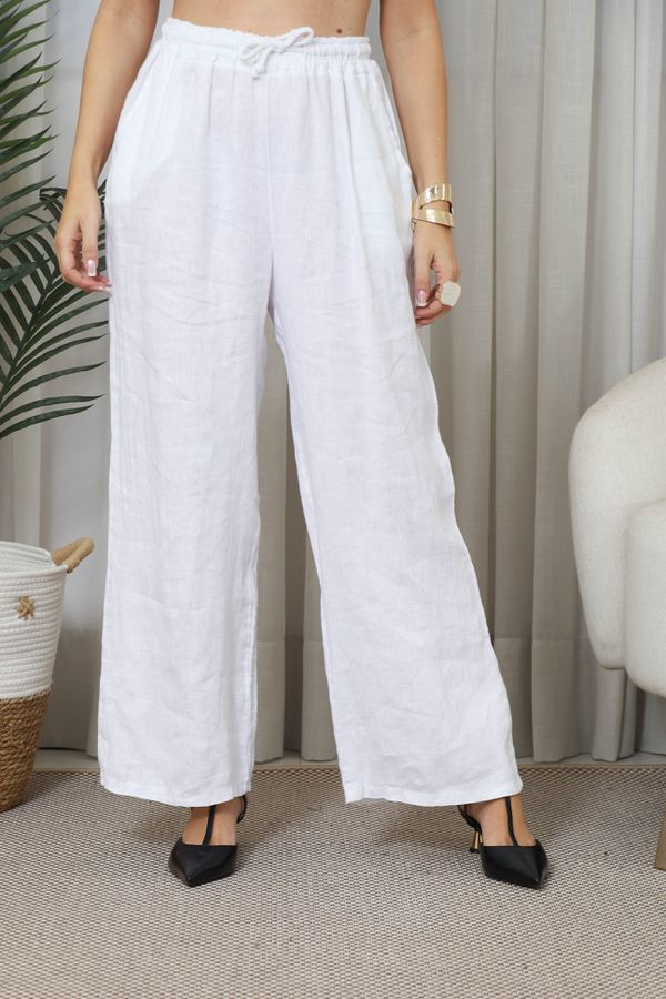 CALÇA VIVACE CJ BRANCO - Loja Linho Italiano