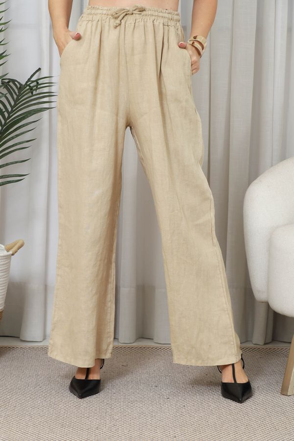 CALÇA VIVACE CJ CARAMELO - Loja Linho Italiano